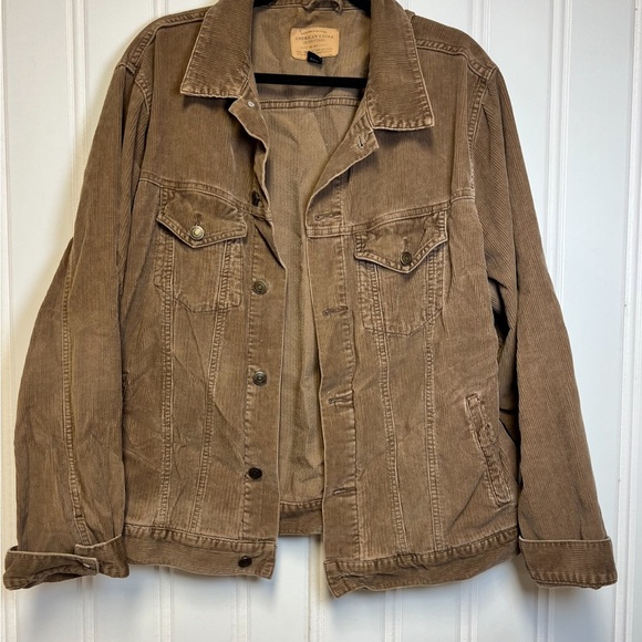 American Eagle Outfitters Other - American Eagle Y2K Corduroy Trucker Jacket Men’s XL Brown